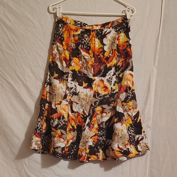 Christopher & Banks Dresses & Skirts - Ladies Size 10 Floral A-Line Skirt